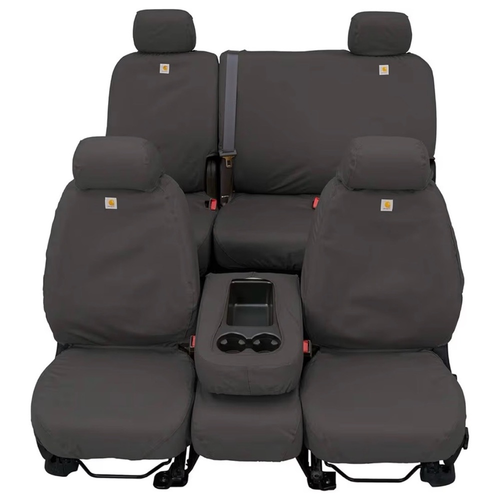 Carhartt GREY Seat Saver Seat Covers Set- 17-22 Dodge Ram-NWT - Picture 5 of 9